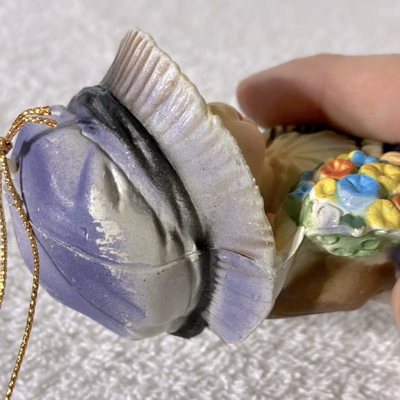 Vintage Holly Hobbie Hard Plastic Christmas Ornament - Picture 10 of 11